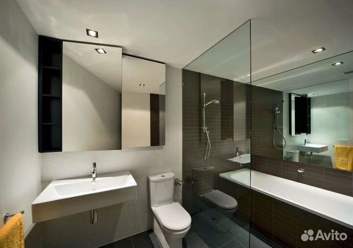 Стеклянная перегородка