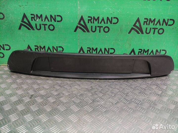 Юбка бампера задняя Kia Rio 4 FB 2017-Нв