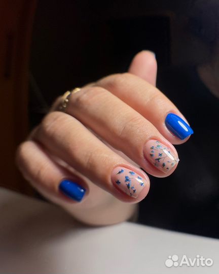 Коррекция наращённых ногтей