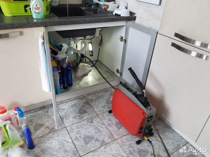 Прочистка канализации и устранение засоров