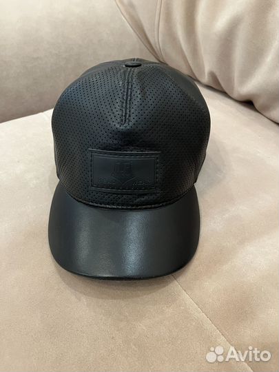 Кепка мужская натуральная кожа