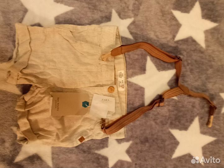 Шорты Zara новые 12-18 мес