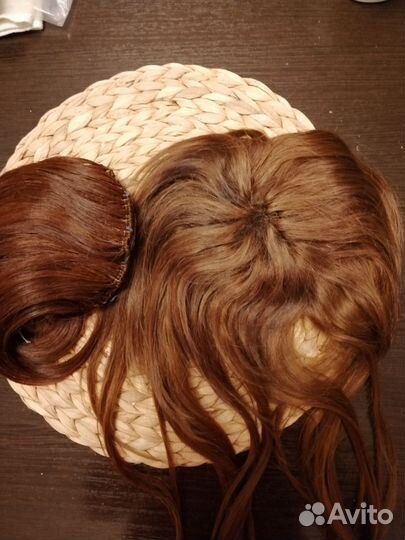 Шиньон из натуральных волос