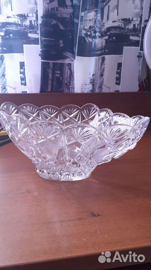 Салатник хрустальный