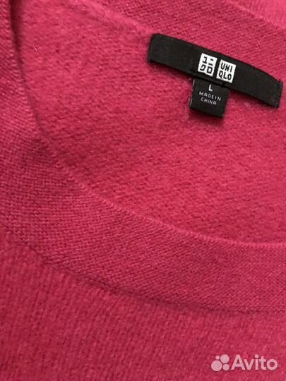 Uniqlo 46/48 шерстяной джемпер