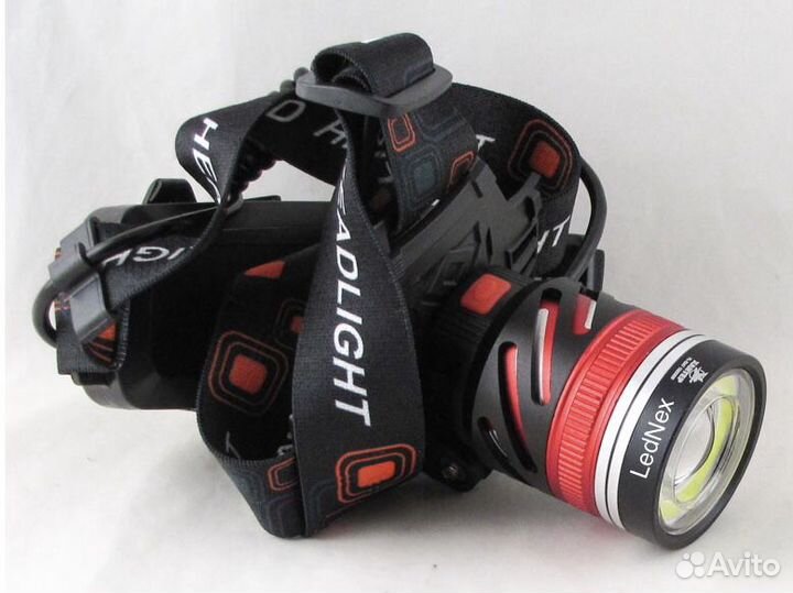 Фонарь налобный HL-1115 Линза сов