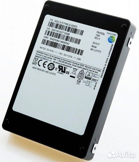 SSD, Samsung, PM1633 MZ-ILS4800, SAS, 2,5