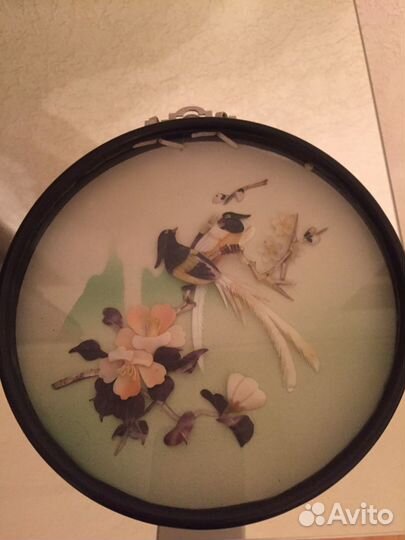 Настенное китайское панно из перламутра