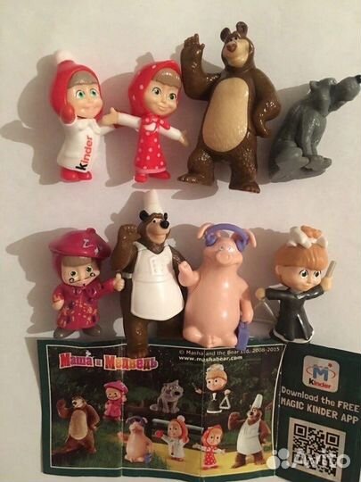 Игрушка Маша Медведь киндер