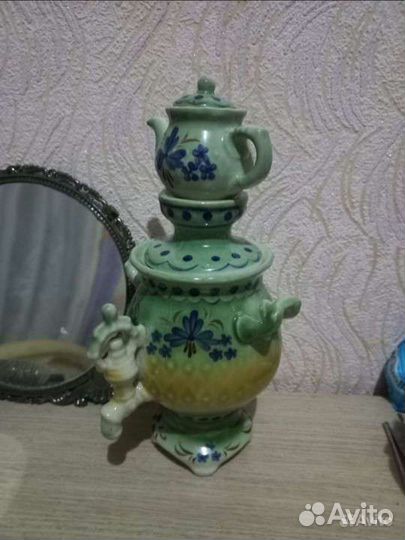 Самовар керамический декоративный СССР