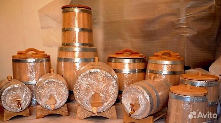Дубовые бочки и кадки в Москве
