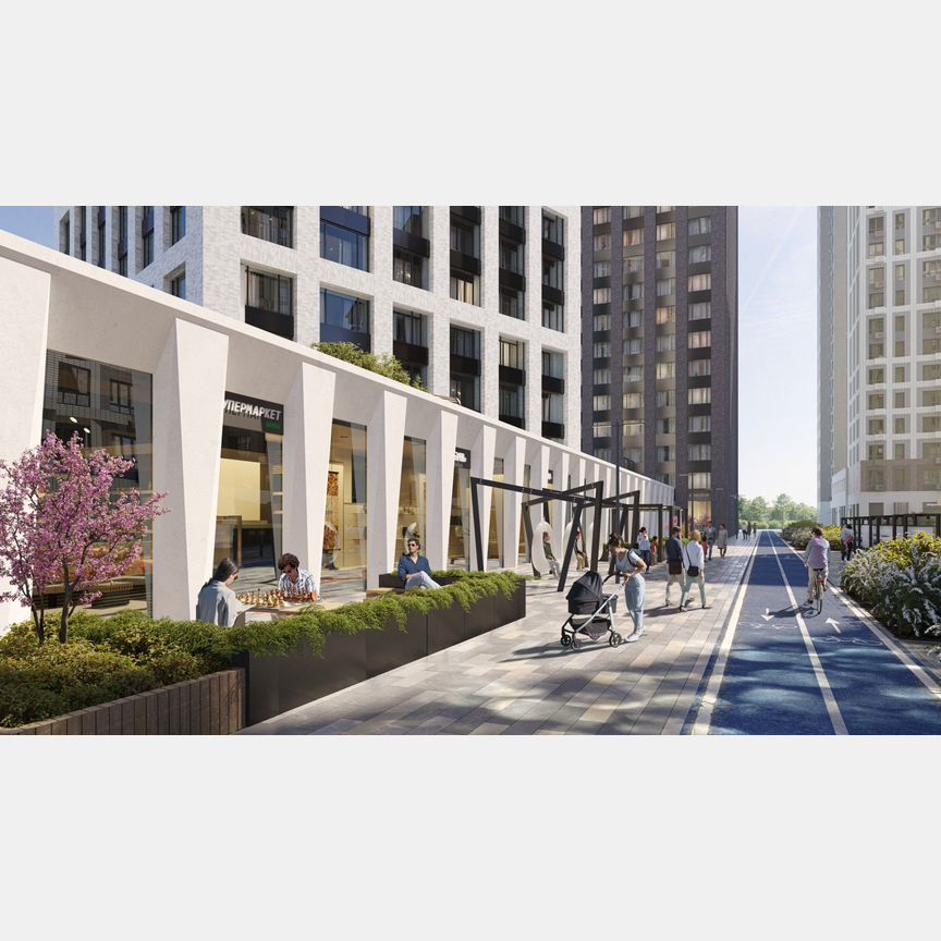 2-к. квартира, 45 м², 2/25 эт.