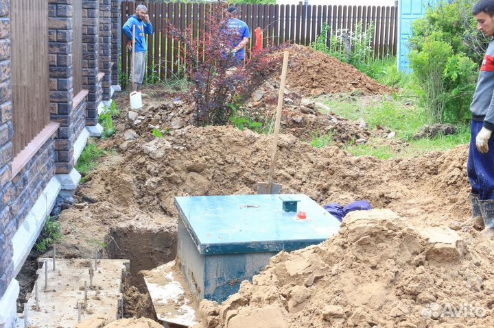 Автономная канализация под ключ за 1 день