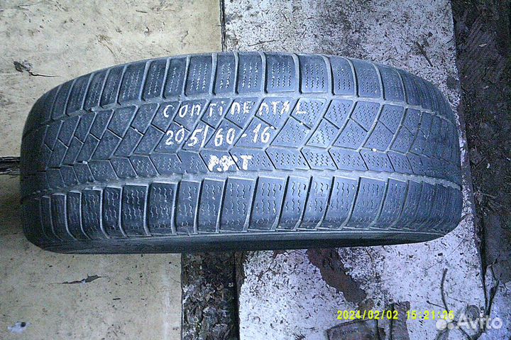 Continental ContiWinterContact TS 830P SUV 205/60 R16