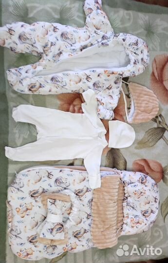 Конверт на выписку зимний 56-68р