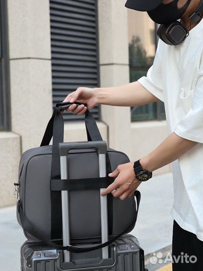 Сумка для путешествий серая новая (арт. 1305)