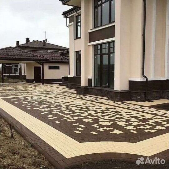 Благоустройство укладка брусчатки