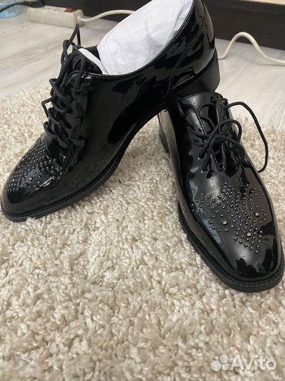 Полуботинки натуральная кожа 37