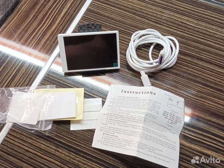 3,5-дюймовый IPS USB мини-экран Мониторинг пк