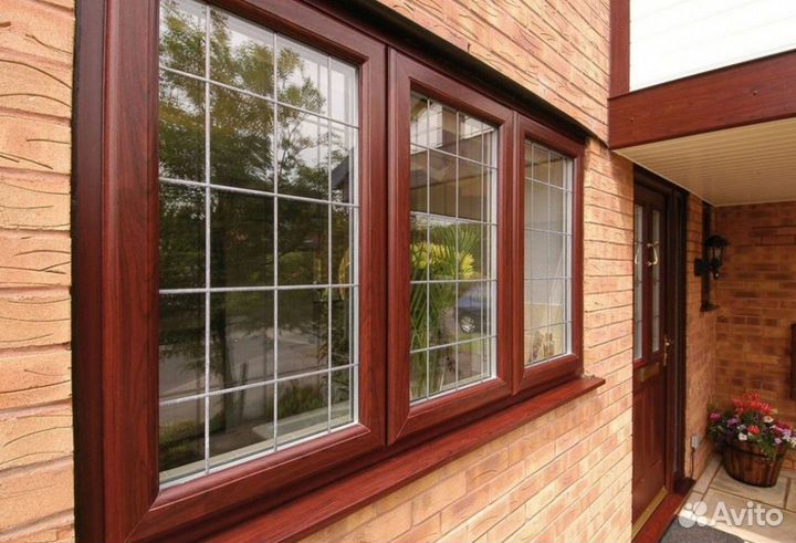 Пластиковые двери с монтажом. Входная группа