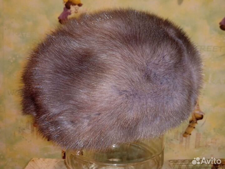 Женский норковый берет