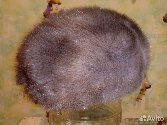 Женский норковый берет