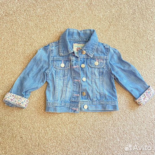 Джинсовые куртки next для девочки 2-4 года
