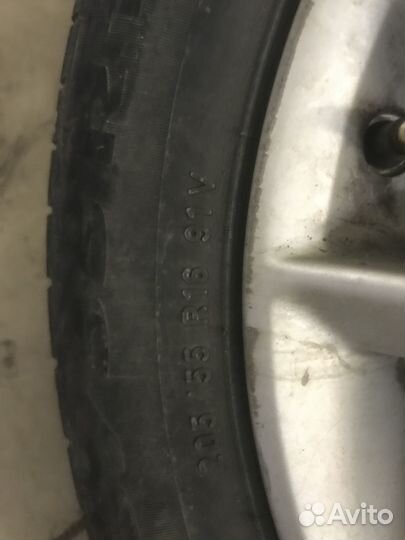 Шины 205 55 16 летние бу