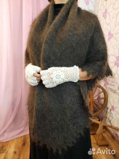 Пуховый платок