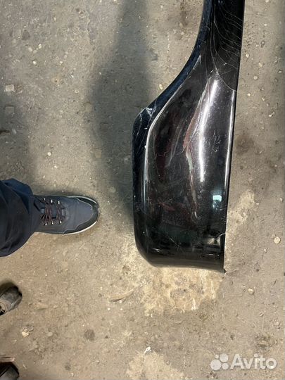 Накладка на бампер передний Land cruiser 100