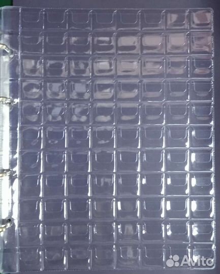 Листы для хранения монет, купюр