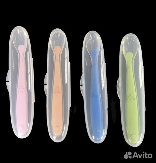 Силиконовая ложка для кормления