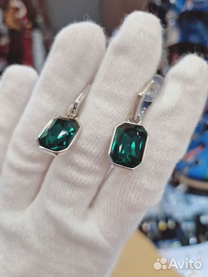 Серьги с кристаллами