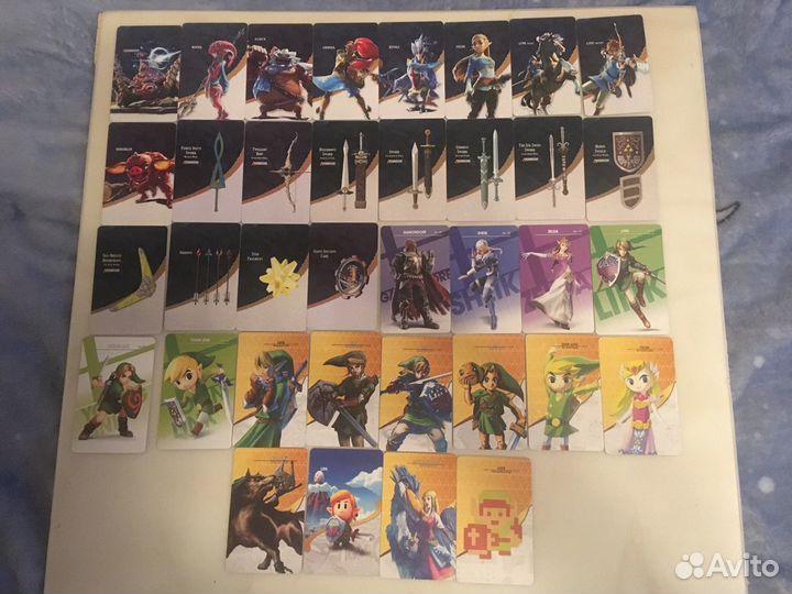 36 Amiibo карточки для игры The Legend of Zelda