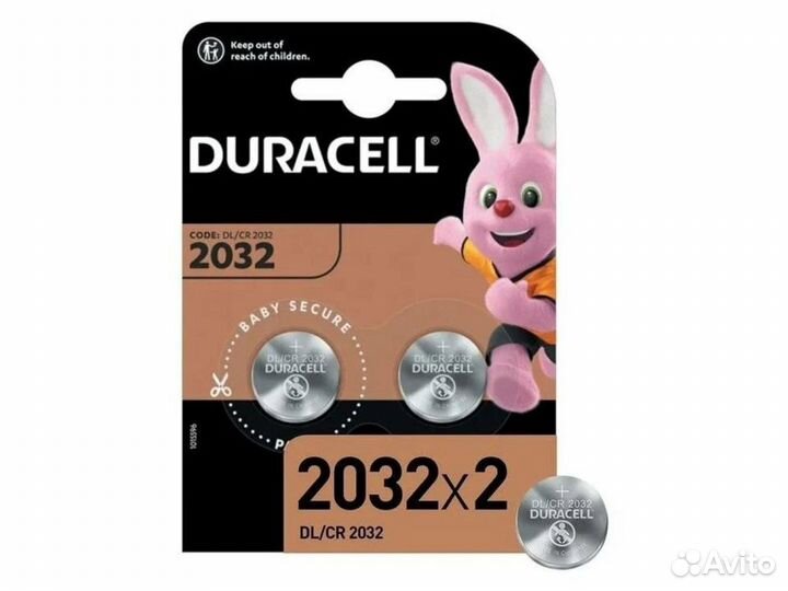 Батарейка Duracell DR CR2032/2BL (2шт)