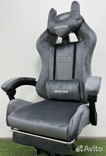 Компьютерное игровое кресло геймерское с массажем