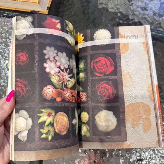 Карвинг оригинальное украшение фруктов блюд