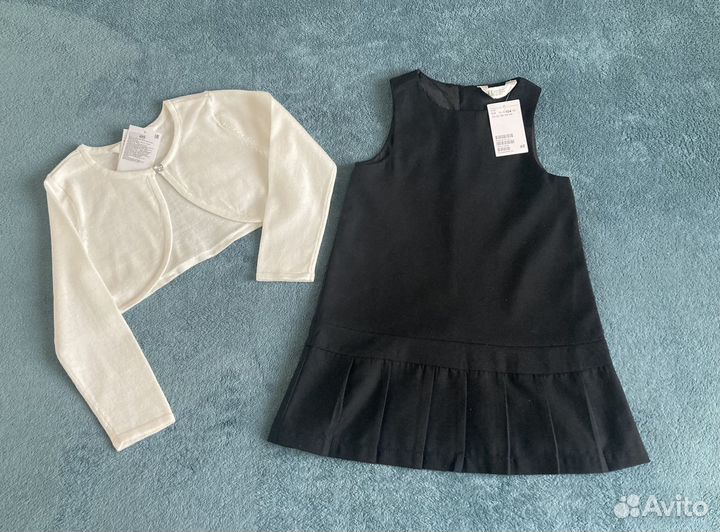 H&M 98 104 новая одежда для девочки легинсы платье