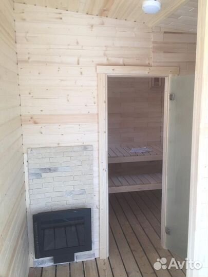 Каркасная баня мобильный домик в наличии