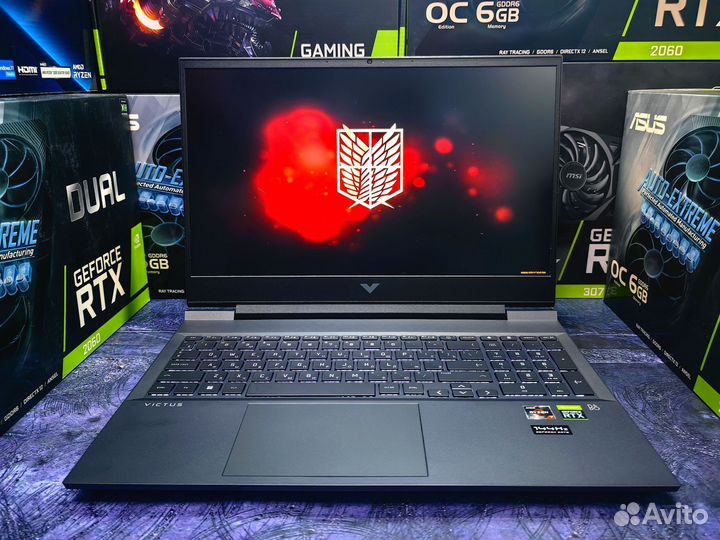 Игровой ноутбук Ryzen 7 / RTX 3060 игры редакторы