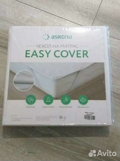 Чехол на матрас 90 200 новый Аскона наматрасник