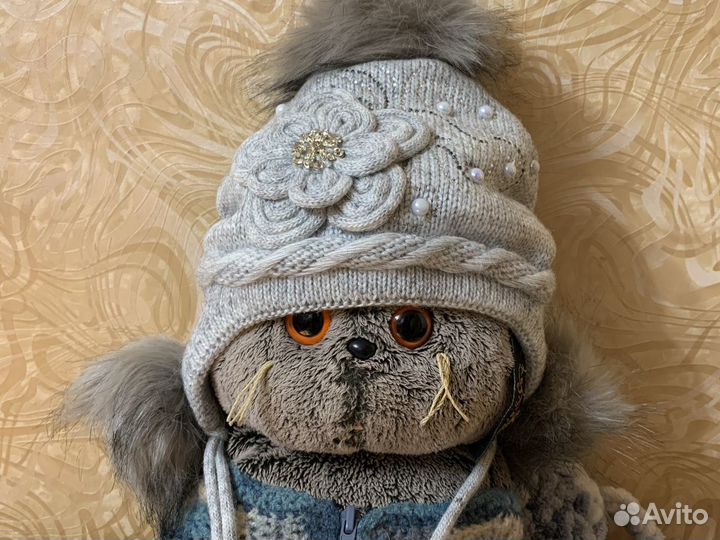 Шапка зимняя на завязках