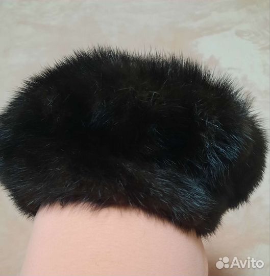 Берет женский норковый