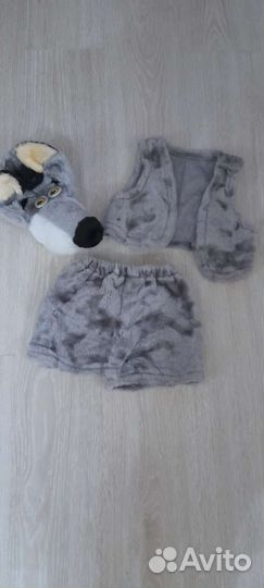 Костюм карнавальный волк р. 2-6лет