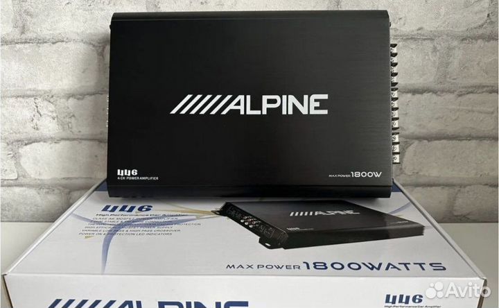 4 канальный Усилитель Alpine 1800W