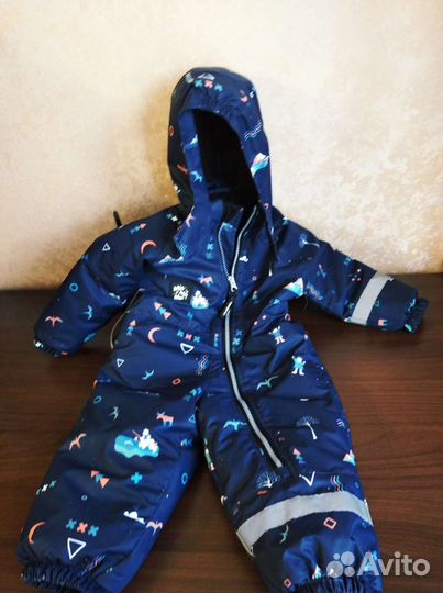 Комбинезон еврозима 80-86 Мими + 2 шапки