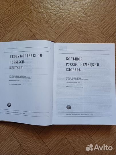 Большой словарь немецко-русского языка