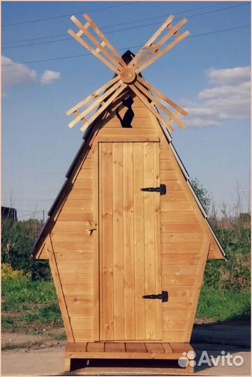 Уличный туалет домик с установкой LGL