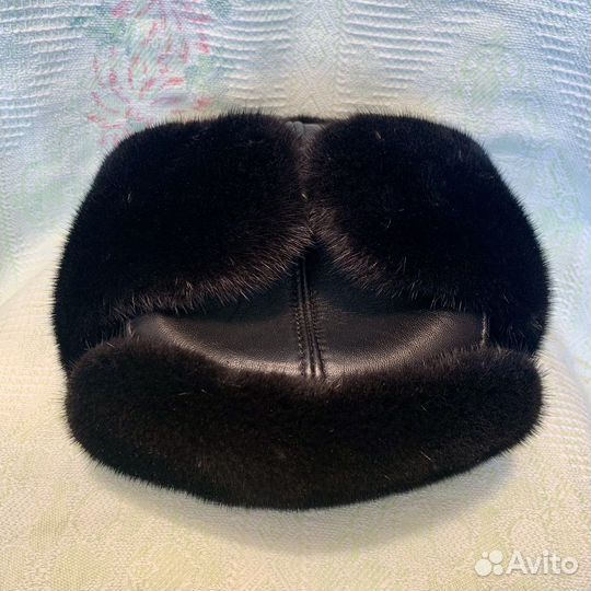Новая норковая шапка мужская