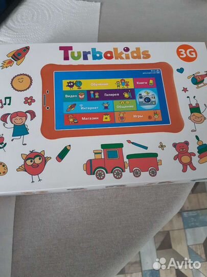 2 Планшета детский turbokids б/у битые оба